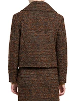 Bouclé Double-Breasted Jacket