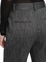 Viscose Straight-Leg Trousers