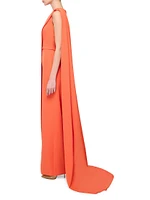 Sleeveless Cape Jumpsuit