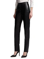 Karly High-Waist Leather Pants