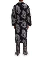 Tiger Cotton Tie-Waist Robe