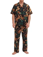 Cuban Soleia Leopard Cotton Pajamas