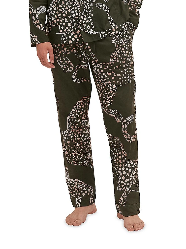 Jaguar Cotton Pajama Pants