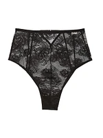 Bouquet Lace High-Rise Briefs