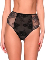 Bouquet Lace High-Rise Briefs