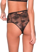 Bouquet Lace High-Rise Briefs