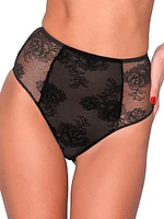 Bouquet Lace High-Rise Briefs