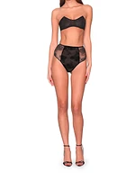 Bouquet Lace High-Rise Briefs