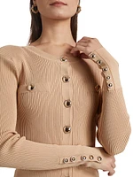 Pennie Rib-Knit Cardigan