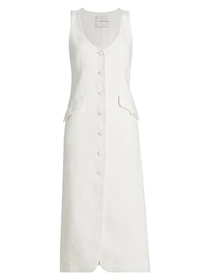 La Coleccionista Cosima Cotton-Blend Dress