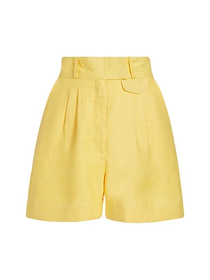 La Coleccionista Elisa Linen Shorts