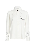 La Coleccionista Bruna Button-Front Shirt