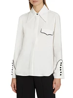 La Coleccionista Bruna Button-Front Shirt