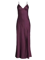 Emaline Satin Maxi Dress