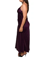 Emaline Satin Maxi Dress