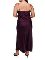 Emaline Satin Maxi Dress