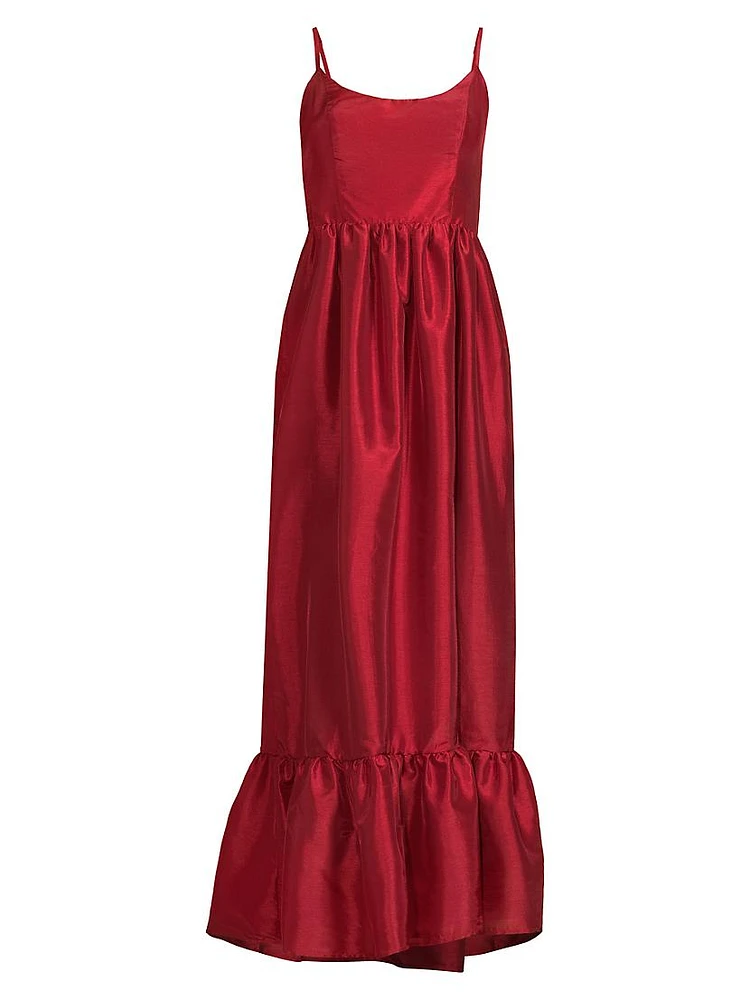 Carmichael Shantung Maxi Dress