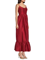 Carmichael Shantung Maxi Dress