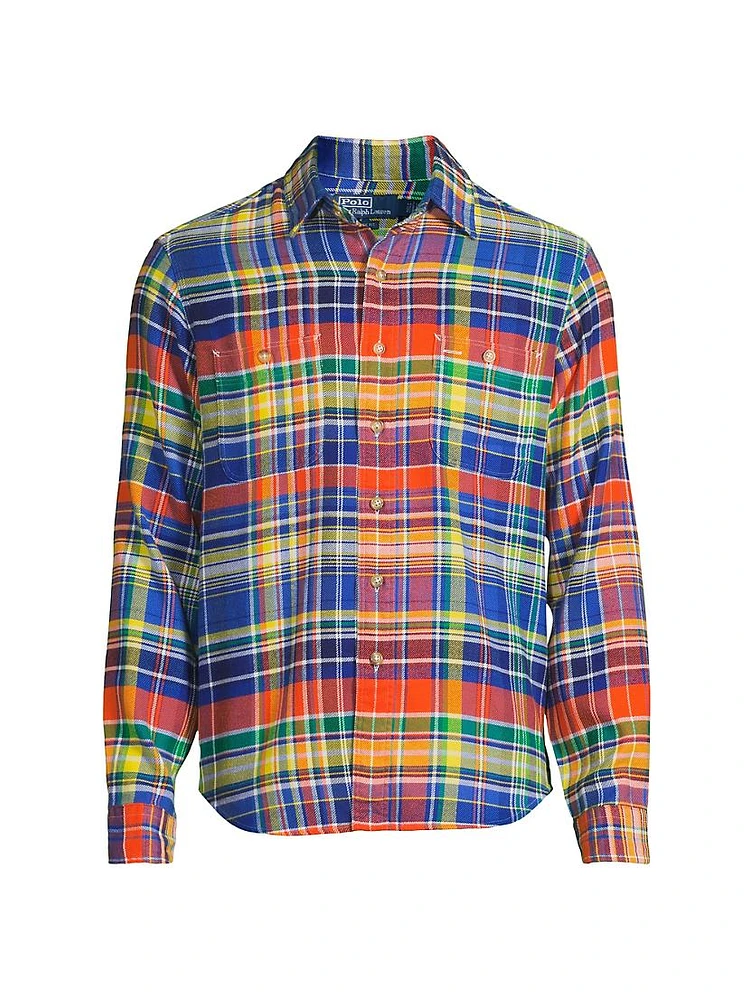 Ranch Plaid Sport Shirt