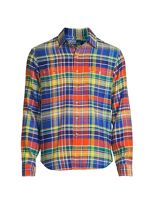 Ranch Plaid Sport Shirt