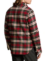 Flannel Plaid Sport Shirt