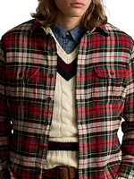 Flannel Plaid Sport Shirt