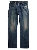 Rigid Straight-Leg Jeans