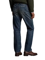 Rigid Straight-Leg Jeans