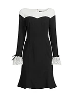 Crepe A-Line Dress
