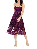 Sadie Lace Strapless Cocktail Dress