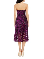 Sadie Lace Strapless Cocktail Dress