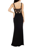 Monique Lace Bustier Gown