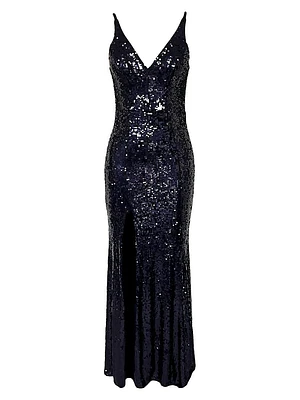 Iris Sequin Maxi Dress