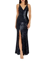 Iris Sequin Maxi Dress