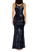 Iris Sequin Maxi Dress