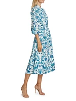 Valencia Floral Midi Dress