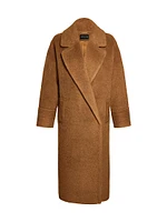 Suri Alpaca-Wool Belted Coat