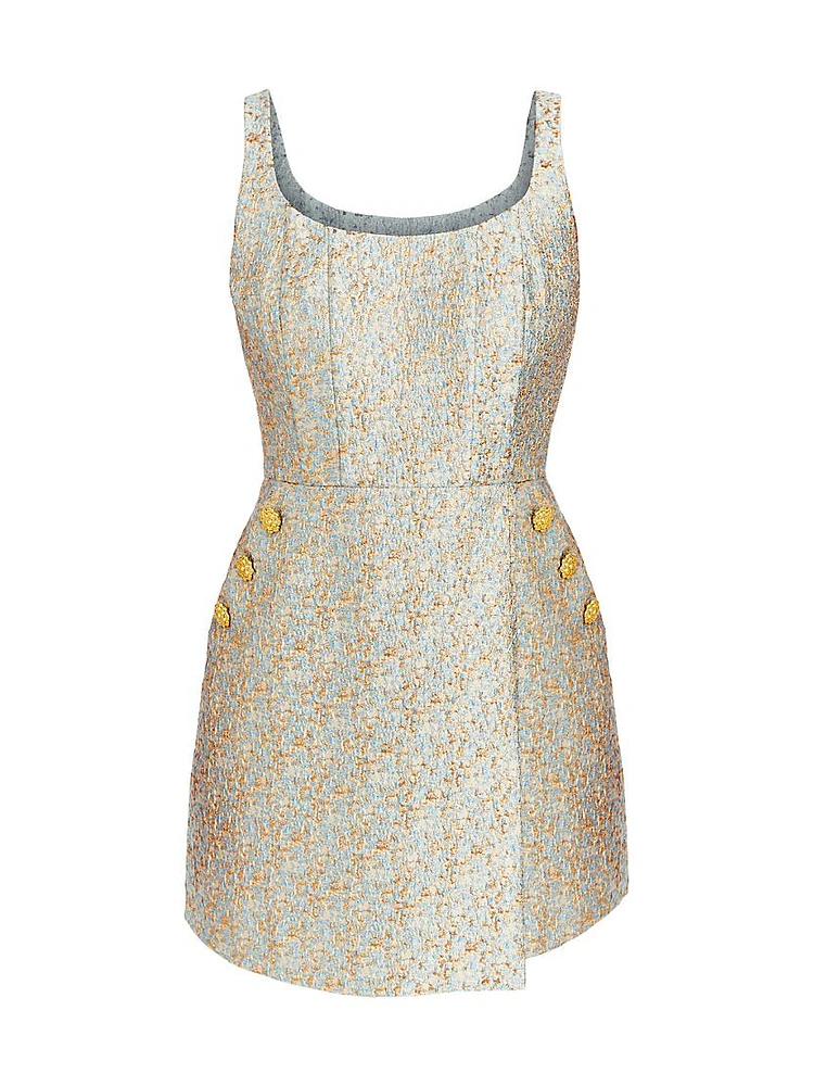 Chianti Jacquard Minidress