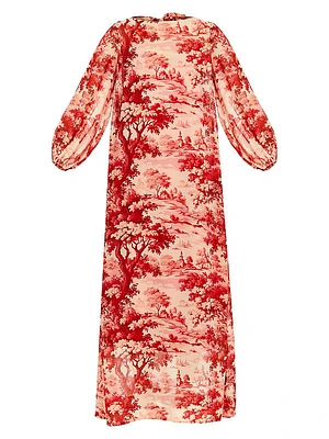 Luzon Floral Column Maxi Dress