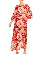 Luzon Floral Column Maxi Dress