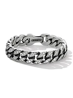 Curb Chain Bracelet in Platinum