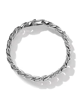 Curb Chain Bracelet in Platinum