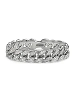 Curb Chain Bracelet Platinum