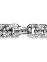 Curb Chain Bracelet Platinum