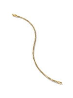 Box Chain Bracelet 18K Yellow Gold, 2.7MM