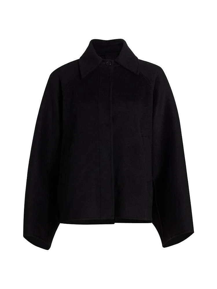 Wool & Cashmere Crop Coat