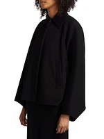 Wool & Cashmere Crop Coat