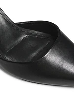 Kieran Mini-Buckle 65MM Leather Mules