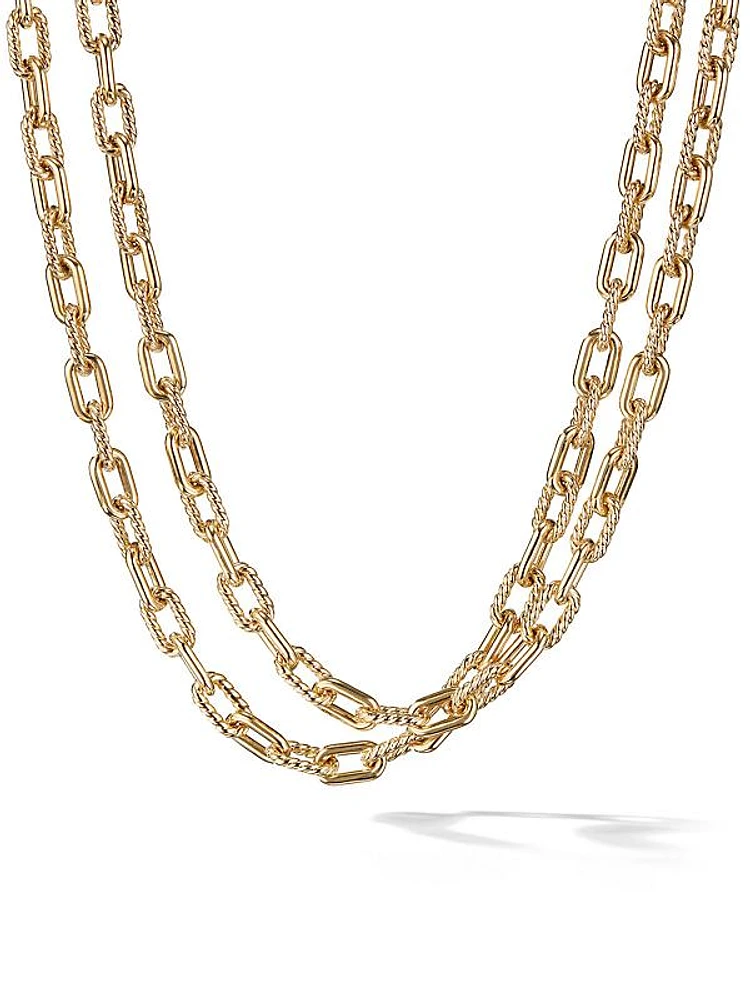 DY Madison Chain Necklace in 18K Yellow Gold, 6MM