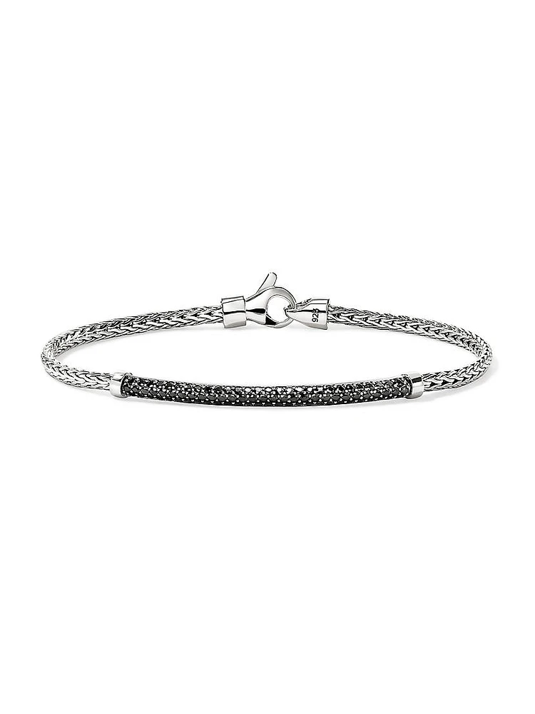 JH Essentials Pavé Sterling Silver & Sapphire Bracelet